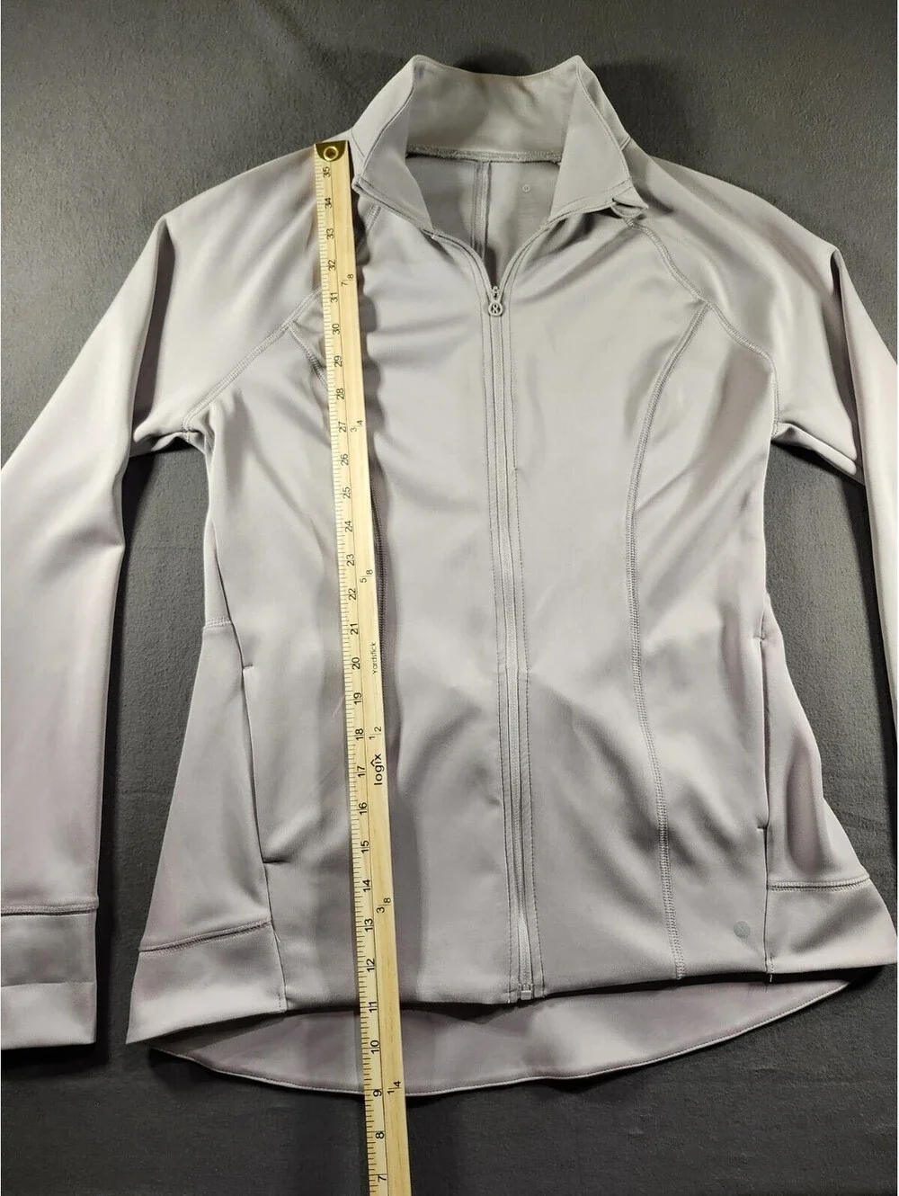 Layer 8 Women's M Athletic Lavender/Gray Running Jacket Quick Dry Fitness 0156
